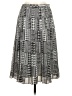 Unbranded 100% Polyester Checkered-gingham Gray Casual Skirt Size 4 - photo 1