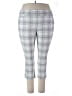 Apt. 9 Plaid White Gray Casual Pants Size XXL - photo 1