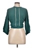 Label by Ritu Kumar 100% Viscose Teal 3/4 Sleeve Blouse Size L - photo 1