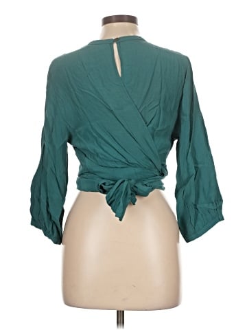 Label by Ritu Kumar 3/4 Sleeve Blouse (view 2)