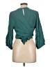 Label by Ritu Kumar 100% Viscose Teal 3/4 Sleeve Blouse Size L - photo 2