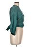Label by Ritu Kumar 100% Viscose Teal 3/4 Sleeve Blouse Size L - photo 4