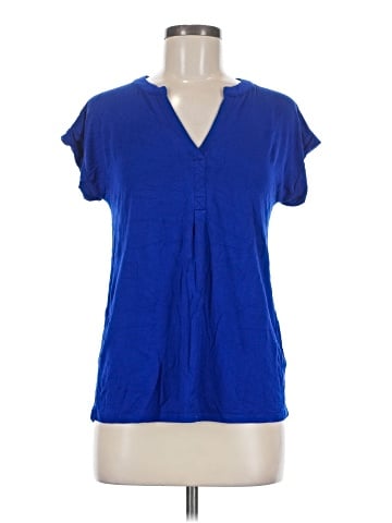 Cable & Gauge Short Sleeve Blouse (view 1)