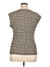 BCBG Paris Ivory Short Sleeve Blouse Size XL - photo 2