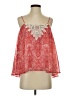 Blue Rain Red Sleeveless Blouse Size S - photo 1