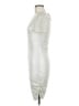April Cornell 100% Polyester Metallic Silver Cocktail Dress Size M - photo 5