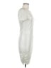 April Cornell 100% Polyester Metallic Silver Cocktail Dress Size M - photo 4