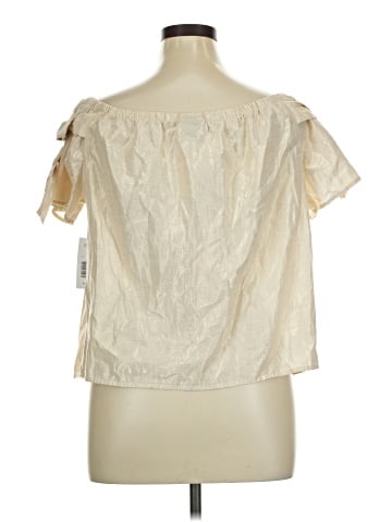 a.n.a. A New Approach Short Sleeve Blouse (view 2)