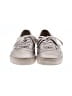 Vans 100% Leather Gold Silver Sneakers Size 7 1/2 - photo 2