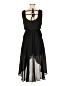 FORM Solid Black Cocktail Dress Size M (estimated) - photo 2