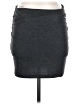 Basic House Solid Gray Casual Skirt Size S - photo 1