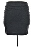Basic House Solid Gray Casual Skirt Size S - photo 2
