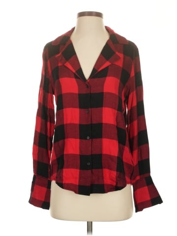 Paige 3/4 Sleeve Button-Down Shirt (view 1)