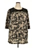 Unbranded Camo Gray 3/4 Sleeve Top Size 2X - photo 1