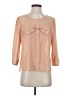 XXI 100% Polyester Tan 3/4 Sleeve Blouse Size S - photo 1