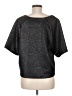 Bobeau Metallic Black Short Sleeve Top Size M (estimated) - photo 2