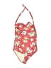 Pez D'or Barcelona Floral Red One Piece Swimsuit Size XL - photo 1