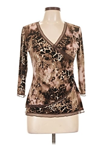 Papillon Blanc 3/4 Sleeve Top (view 1)