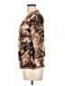 Papillon Blanc Animal Print Brown 3/4 Sleeve Top Size L - photo 5