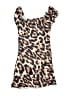 Unbranded 100% Polyester Animal Print Brown Dress Size 5 - 6 - photo 1