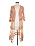 Xhilaration 100% Nylon Orange Kimono Size M - photo 1