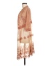 Xhilaration 100% Nylon Orange Kimono Size M - photo 5