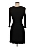 Aqua Solid Black Cocktail Dress Size M - photo 2
