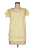 Kenar Yellow Short Sleeve Blouse Size M - photo 1