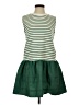 Unbranded Stripes Green Casual Dress Size S - photo 1