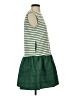 Unbranded Stripes Green Casual Dress Size S - photo 4