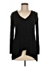 MiracleBody Black Long Sleeve Blouse Size M - photo 1