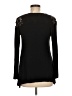 MiracleBody Black Long Sleeve Blouse Size M - photo 2
