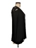 MiracleBody Black Long Sleeve Blouse Size M - photo 4