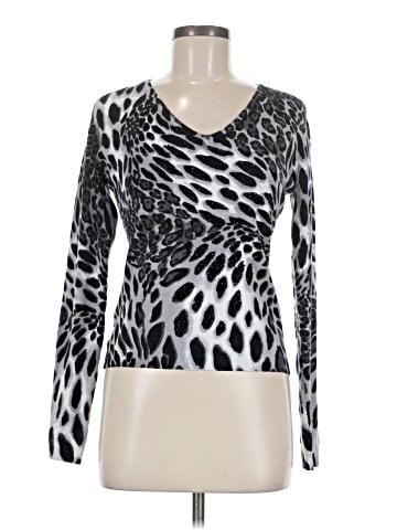 VERTIGO Silk Pullover Sweater (view 1)