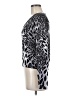 VERTIGO Animal Print Silver Black Silk Pullover Sweater Size M (estimated) - photo 5