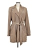 Platinum 100% Polyester Tan Trenchcoat Size M - photo 1