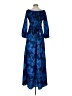 Unbranded 100% Polyester Blue Casual Dress Size S - photo 2