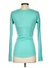 Asics 100% Polyester Teal Long Sleeve T-Shirt Size XS - photo 2
