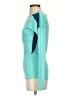 Asics 100% Polyester Teal Long Sleeve T-Shirt Size XS - photo 5