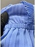 Self-Portrait 100% Polyester Solid Blue Casual Dress Size 6 - photo 6
