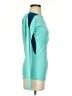 Asics 100% Polyester Teal Long Sleeve T-Shirt Size XS - photo 4