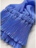 Self-Portrait 100% Polyester Solid Blue Casual Dress Size 6 - photo 8