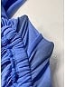 Self-Portrait 100% Polyester Solid Blue Casual Dress Size 6 - photo 10