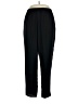 Anna 100% Polyester Solid Black Casual Pants Size XL - photo 1
