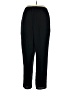 Anna 100% Polyester Solid Black Casual Pants Size XL - photo 2