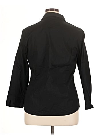 Riders by Lee 3/4 Sleeve Button-Down Shirt (view 2)