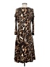 Susan Graver Animal Print Brown Cocktail Dress Size XS - photo 2