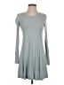 Forever 21 Solid Gray Casual Dress Size S - photo 1