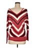 2b bebe 100% Rayon Chevron-herringbone Red Pullover Sweater Size M - photo 1