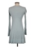 Forever 21 Solid Gray Casual Dress Size S - photo 2
